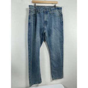 Mens Excellent Condition Old Navy Athletic Taper Blue Jeans 38x32 0103/L-2